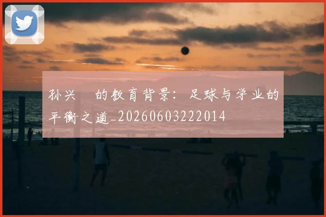 孙兴慜的教育背景：足球与学业的平衡之道_20260603222014